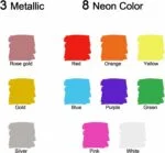 12 Pack Window Marker for Car,Washable Paint Chalk Markers w... - Image 3