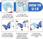 Mfault 4th of July Summer Wild Flower Patriotic Window Cling... - Image 8