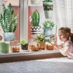 Mfault Spring Summer Potted Plant Window Clings 9 Sheets, Ca... - Image 6