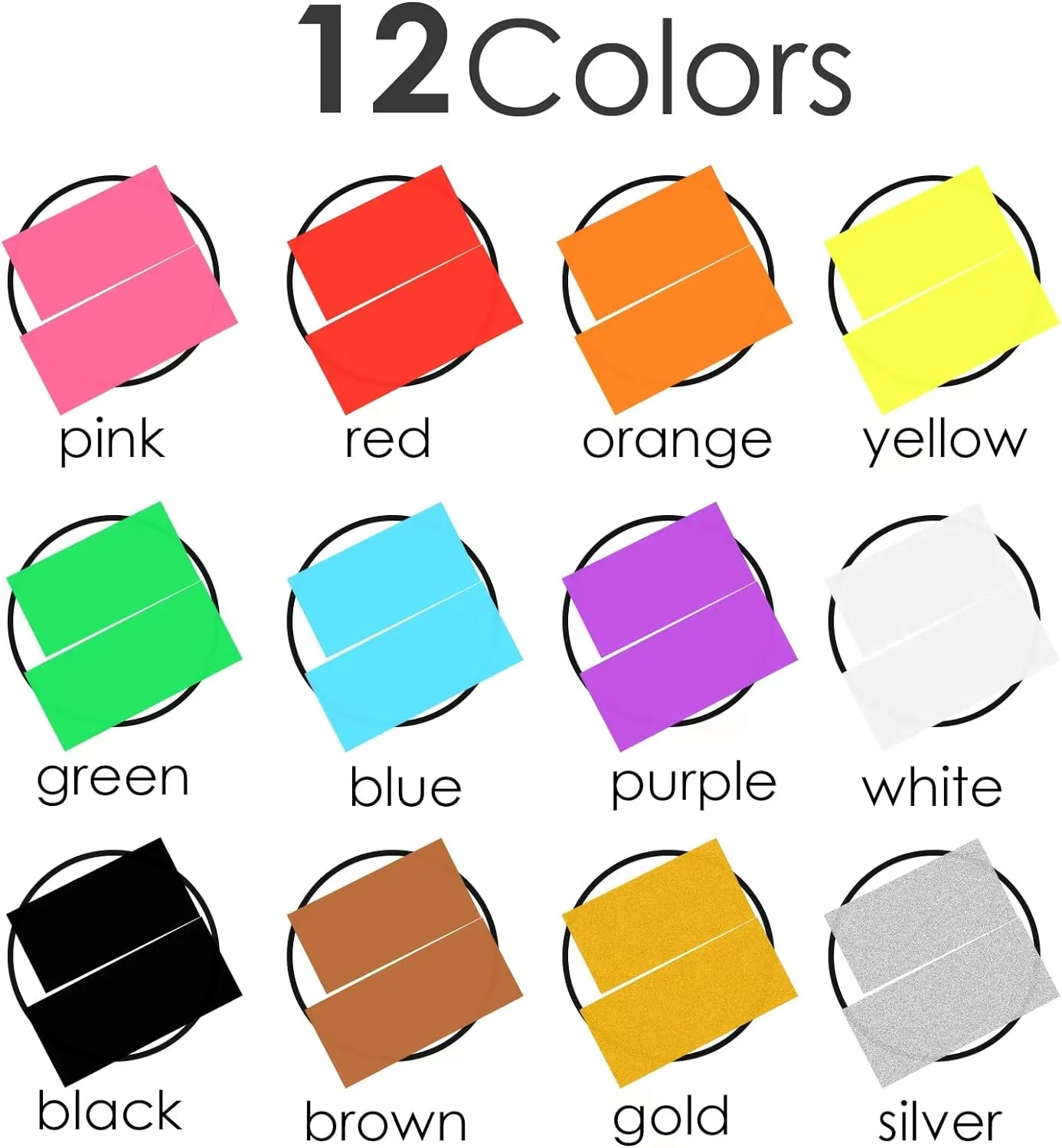 GOTIDEAL 12 Colors Jumbo Window Markers,Thick Car Markers, C... - Image 3