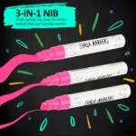 12 Pack Window Marker for Car,Washable Paint Chalk Markers w... - Image 4