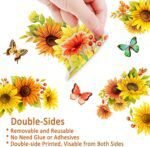 Sunflower Window Clings Large Size Sunflower Window Decals F... - Image 7