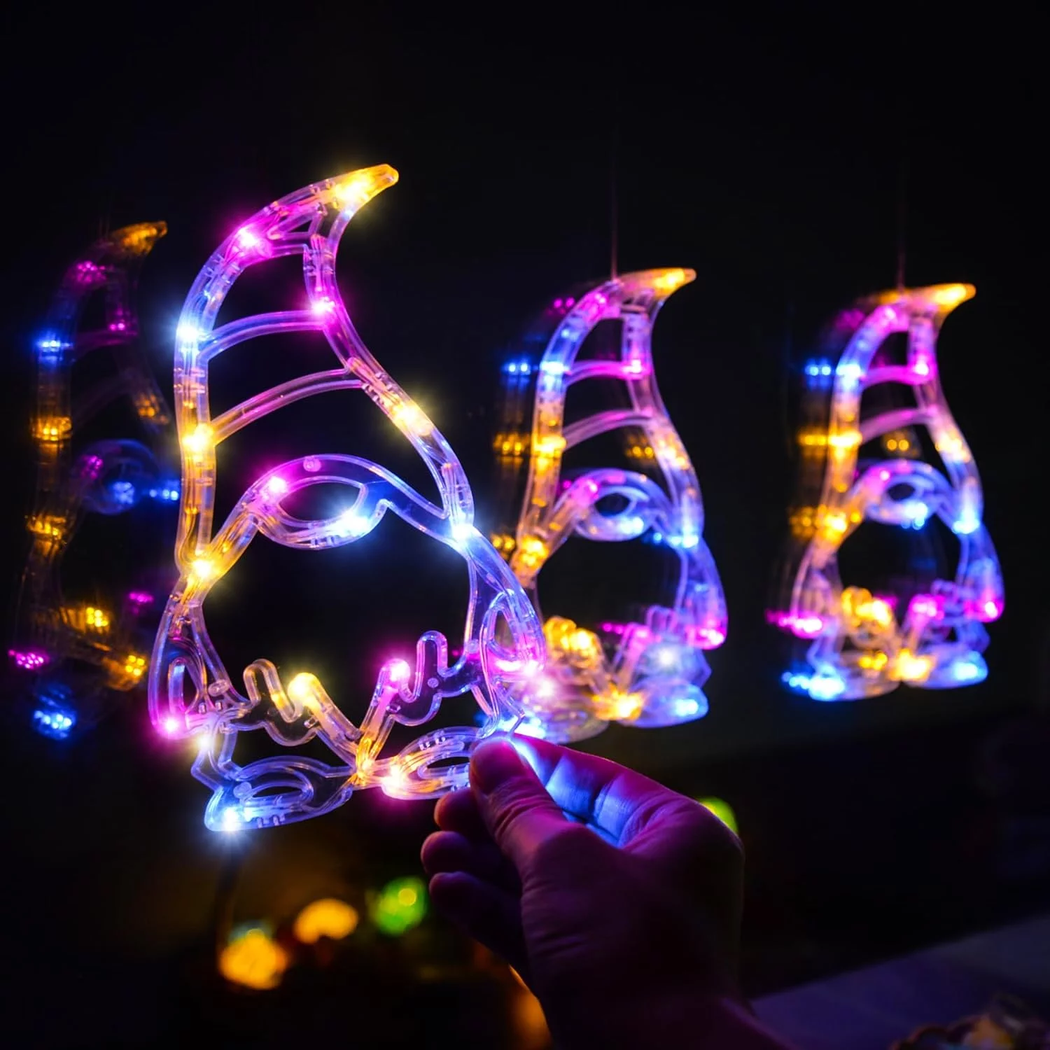LOLStar Easter Window Lights, 3 Pack Easter Gnomes Decoratio... - Image 6