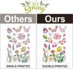 Spring Flower Window clings Decorations Window Decals Sticke... - Image 5