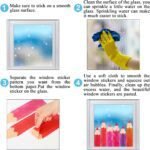 Whaline 9 Sheets Watercolor Pencil Window Clings Double-Side... - Image 8