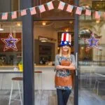 4th of July Decorations, 2Pack 14.2 Inch Red White and Blue ... - Image 6