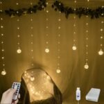 YOLIGHT Wishing Ball Curtain Lights 200 LED Window Curtain S... - Image 2
