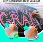 12 Pack Window Marker for Car,Washable Paint Chalk Markers w... - Image 5