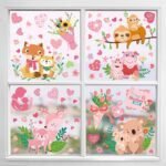 HiloPack Mother's Day Decorations Window Clings 10 Sheets Ha... - Image 7