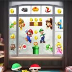 12 Sheets Super Brothers Birthday Decorations, Party Supplie... - Image 3