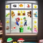 12 Sheets Super Brothers Birthday Decorations, Party Supplie... - Image 3