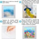 Whaline 6 Sheets Hello Spring Window Clings Colorful Tulip F... - Image 8