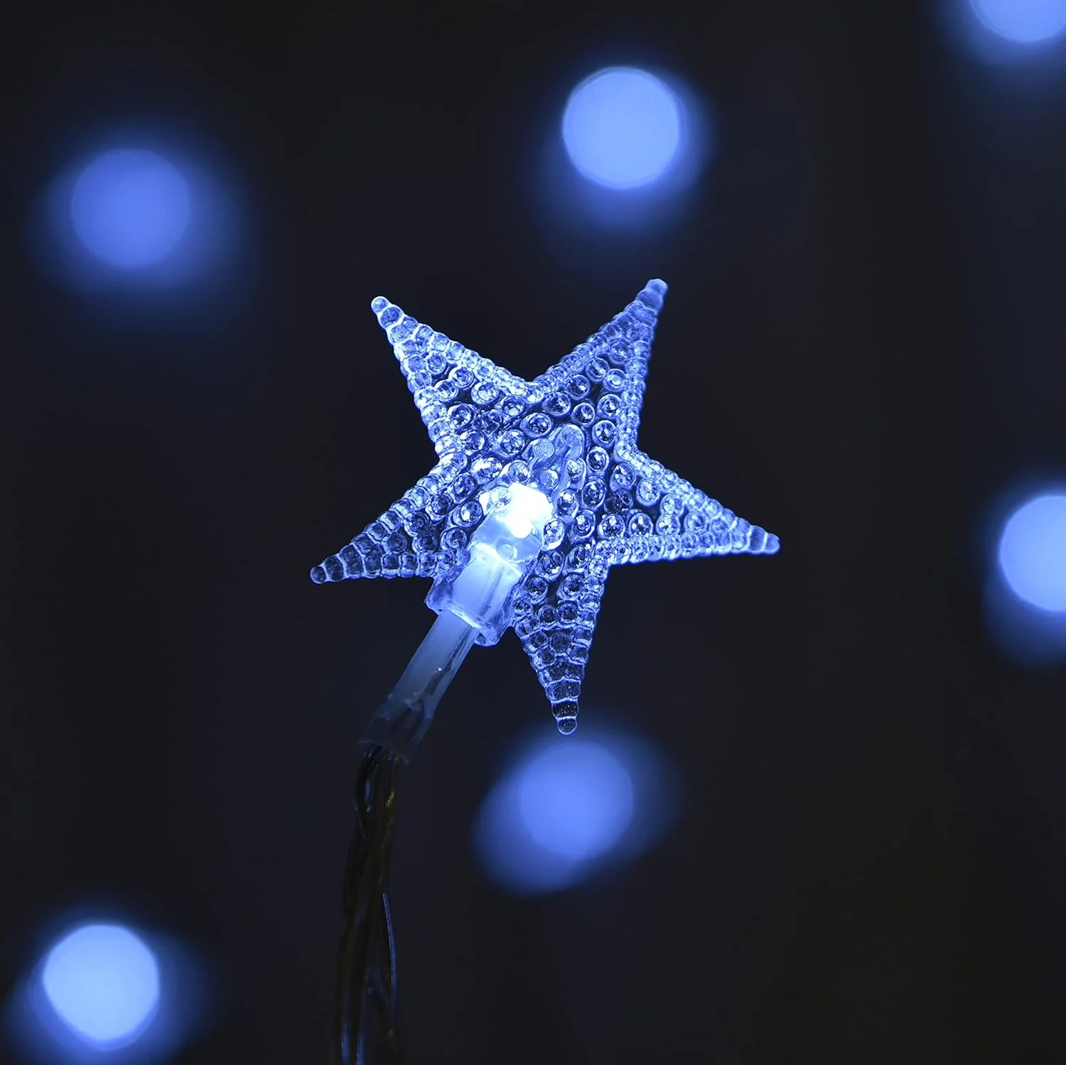 WEISITE Star Lights, 20FT 40Led Christmas Star String Lights... - Image 8