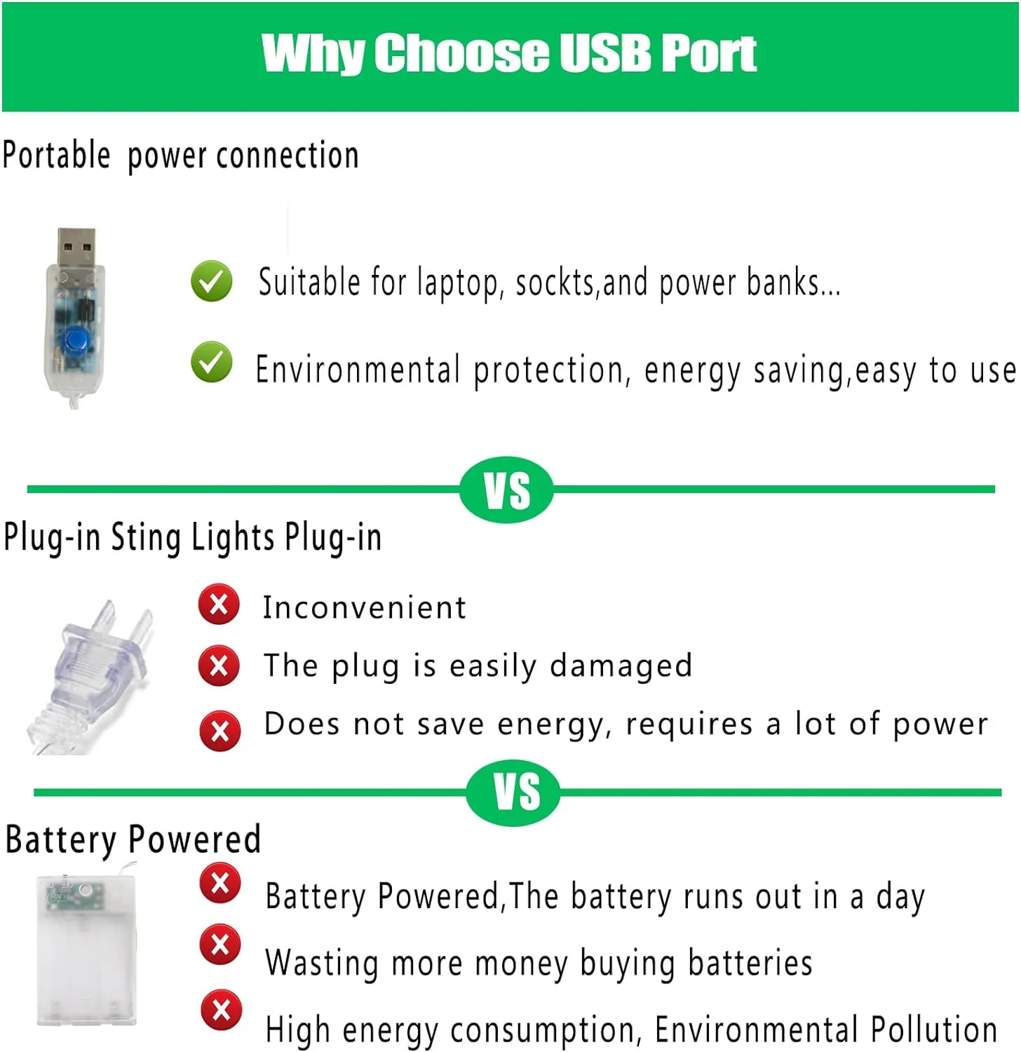 WEISITE Star Lights, 20FT 40Led Christmas Star String Lights... - Image 7