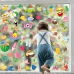 Large Summer Window Clings - 4 Sheets 63 Pcs Summer Theme Po... - Image 4