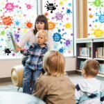 Whaline 125Pcs Inspirational Quotes Window Clings Colorful I... - Image 5