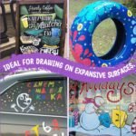 shirylzee Window Chalk Markers for Cars Washable, 8 Pack 10m... - Image 7