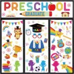 Whaline Preschool Graduate Window Clings Classroom Graduatio... - Image 2