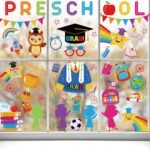 Whaline Preschool Graduate Window Clings Classroom Graduatio... - Image 6