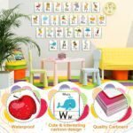 56 Pieces Alphabet and Number Bulletin Board Set, Colorful P... - Image 4