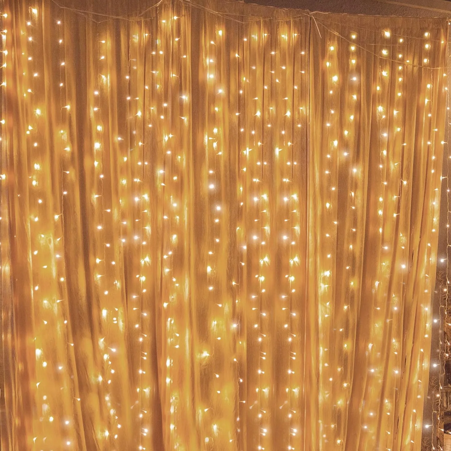 Twinkle Star 300 LED Curtain String Lights, 8 Modes Fairy Ha... - Image 2