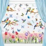 Vibrant Spring & Summer Window Clings - 78 PCS of Butterfly,... - Image 6
