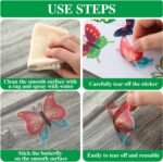 99 Pcs Spring Window Clings Butterfly Flower Window Stickers... - Image 4