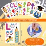 Whaline Preschool Graduate Window Clings Classroom Graduatio... - Image 3
