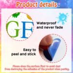 Colorful Inspirational Quotes Wall Decals Watercolor Paint S... - Image 5