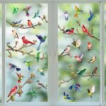 Spring Summer Bird Window Clings - 9 Sheet Hummingbirds Bran... - Image 4