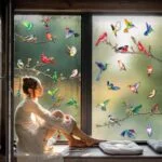 Spring Summer Bird Window Clings - 9 Sheet Hummingbirds Bran... - Image 7