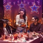 4th of July Decorations, 2Pack 14.2 Inch Red White and Blue ... - Image 5