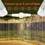 Twinkle Star 300 LED Curtain String Lights, 8 Modes Fairy Ha... - Image 6