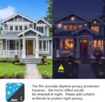 WPCTEV Window Film One Way Mirror Film Daytime Privacy Stati... - Image 10
