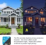 WPCTEV Window Film One Way Mirror Film Daytime Privacy Stati... - Image 10