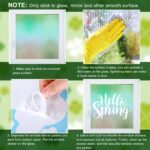 Whaline Spring Window Clings White Prints Flowers Double-Sid... - Image 8