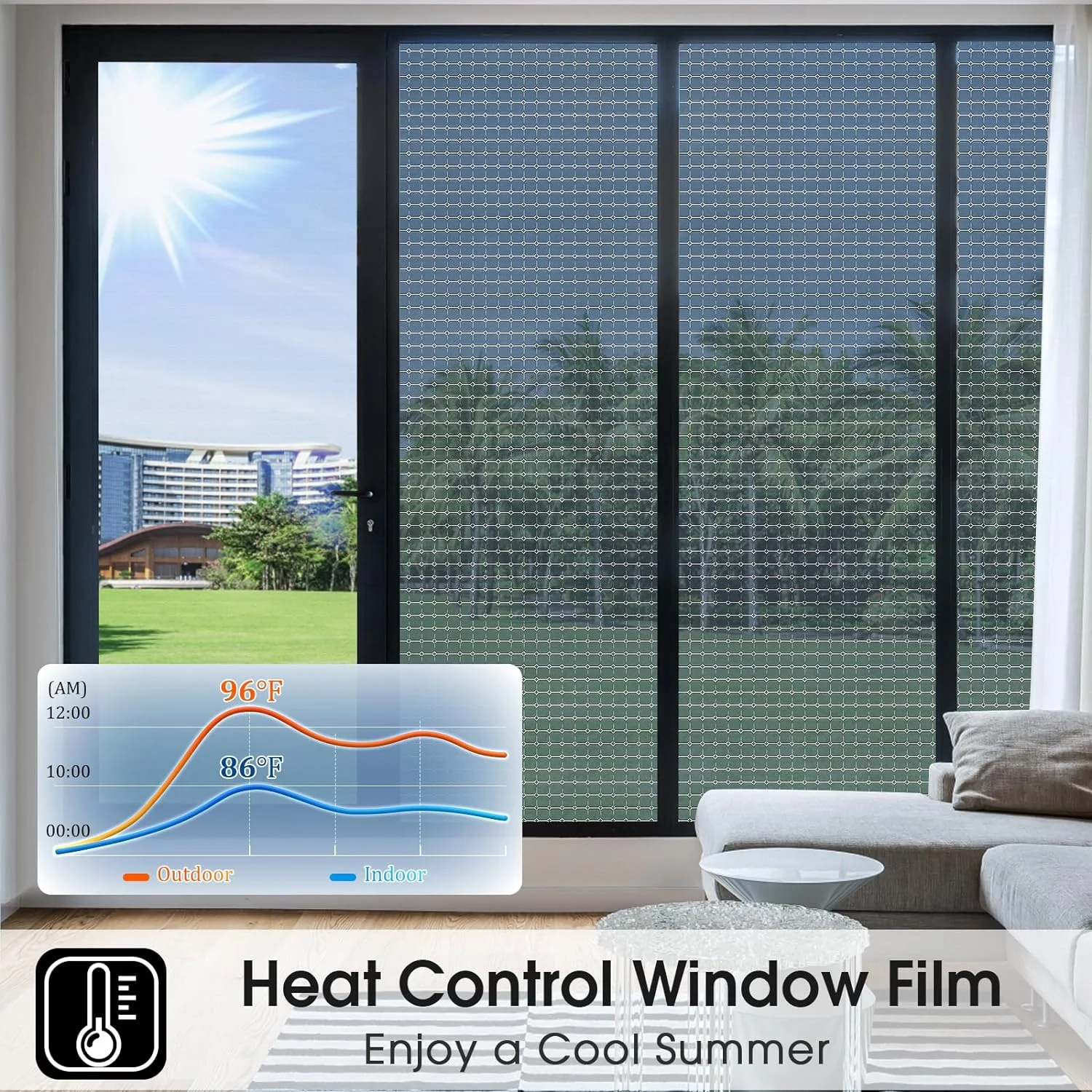 Beautysaid One Way Privacy Window Film, Window Tint for Home... - Image 8