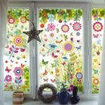 109 PCS Spring Summer Window Stickers, 9 Sheets Summer Windo... - Image 7