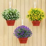 GREENRAIN Artificial Flowers Outdoor Fake Flowers for Decora... - Image 4