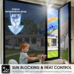 Beautysaid One Way Privacy Window Film, Window Tint for Home... - Image 3