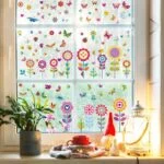 109 PCS Spring Summer Window Stickers, 9 Sheets Summer Windo... - Image 6
