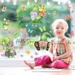 Whaline 106Pcs Spring Window Clings Watercolor Spring Gnome ... - Image 6