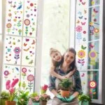 109 PCS Spring Summer Window Stickers, 9 Sheets Summer Windo... - Image 9