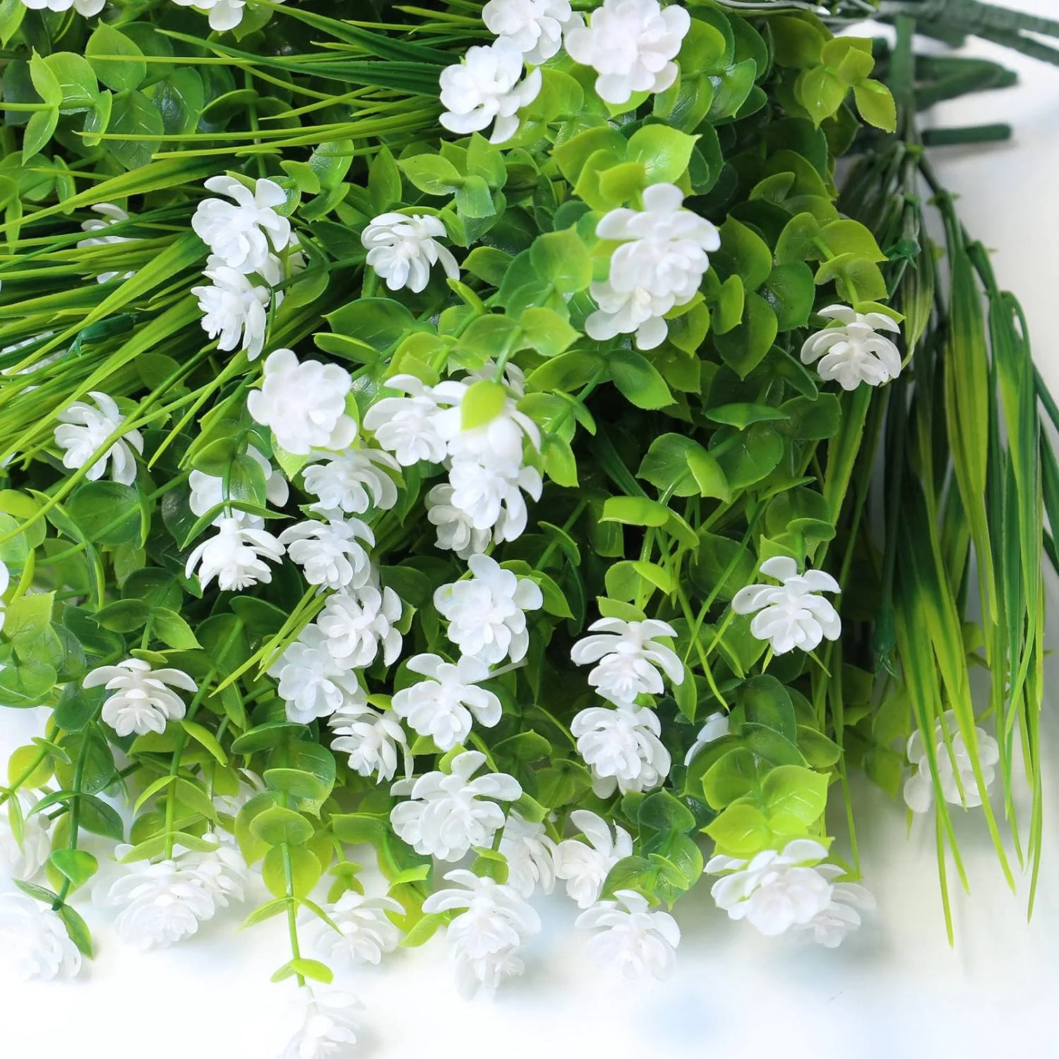 14pcs Artificial Flowers Outdoor UV Resistant Bulk Fake Plas... - Image 7