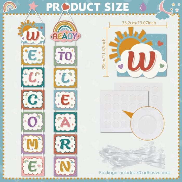 1729706277 Blulu Boho Back to School Banner Boho Classroom Decorations