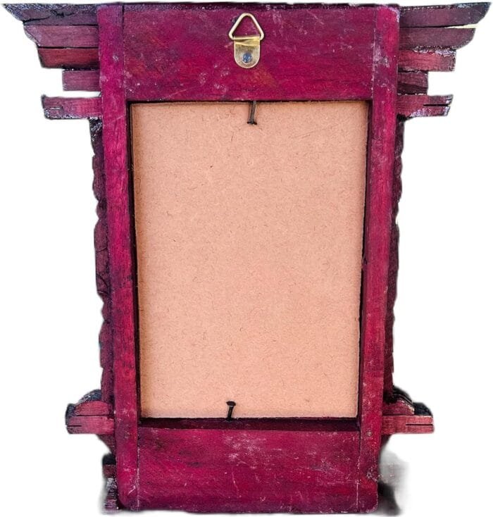 1729792522 QT Shopping Handcrafted Solid Wooden Single Photo Size 4X6 I