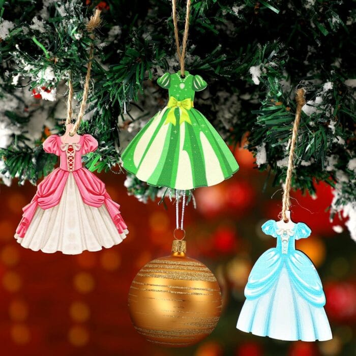 1729880846 Amyhill 24 Pieces of Princess Fit Christmas Ornaments are De