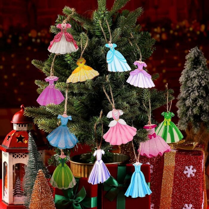 1729880852 Amyhill 24 Pieces of Princess Fit Christmas Ornaments are De