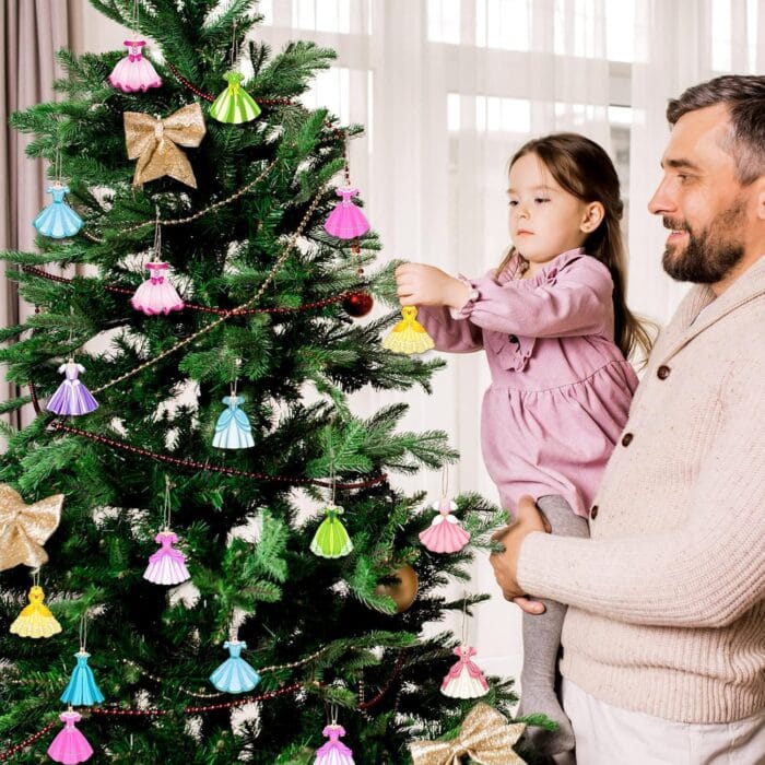 1729880855 Amyhill 24 Pieces of Princess Fit Christmas Ornaments are De