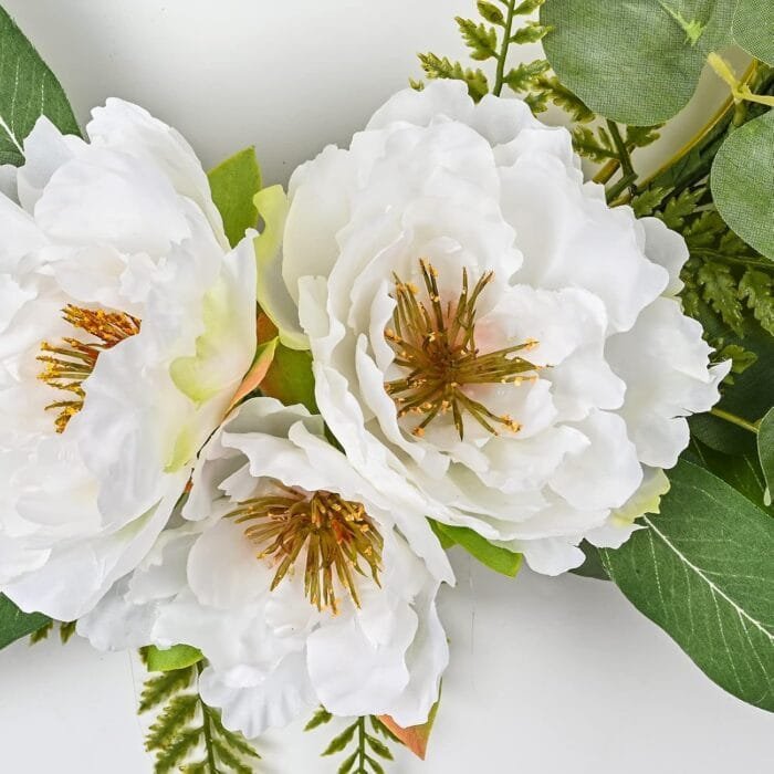 1729966415 Spring Wreath for Front Door Eucalyptus Door Wreaths with W